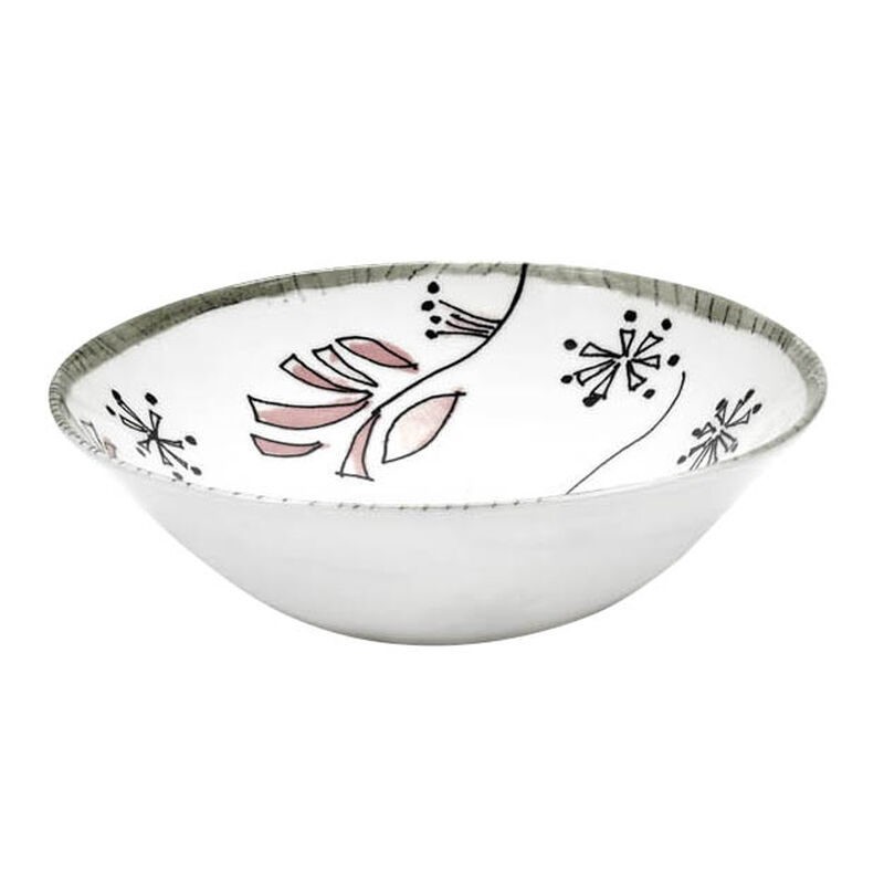 Marni Midnight Flowers Small Low Bowls Set Of 2 - Fiore Rosa image number 0